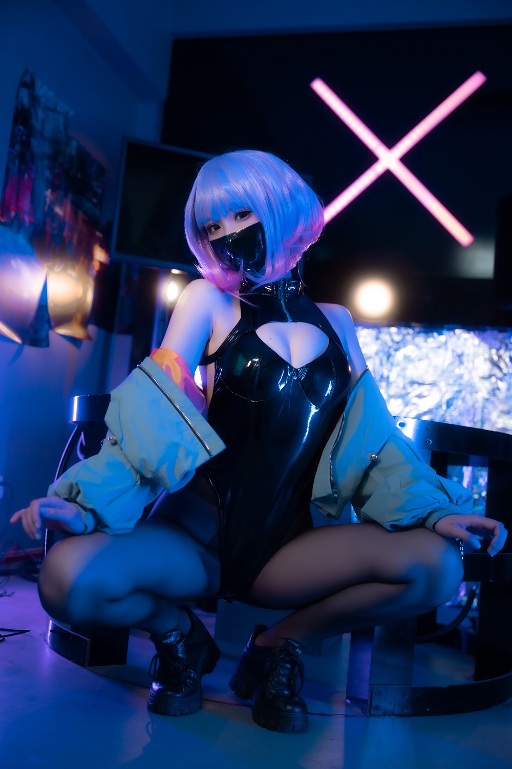 拖拉大王-口罩少女-LUNA[28P] COS网红博主 预览2图