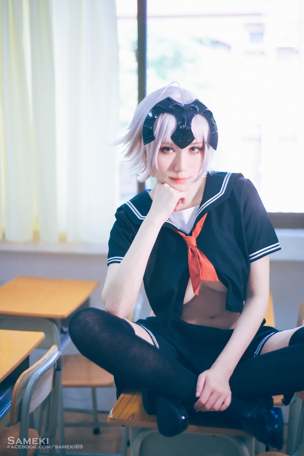 Sameki-FGO-黑贞德[62P] COS网红博主 预览2图