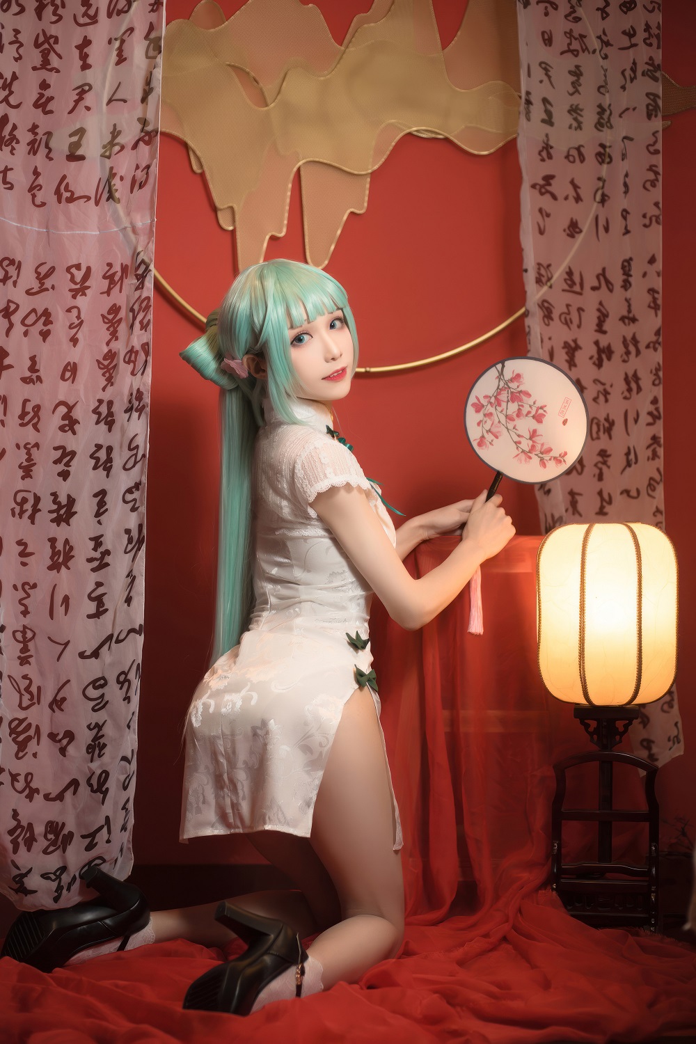 Tomoyo酱-初音韶华旗袍[16P] COS网红博主 预览1图
