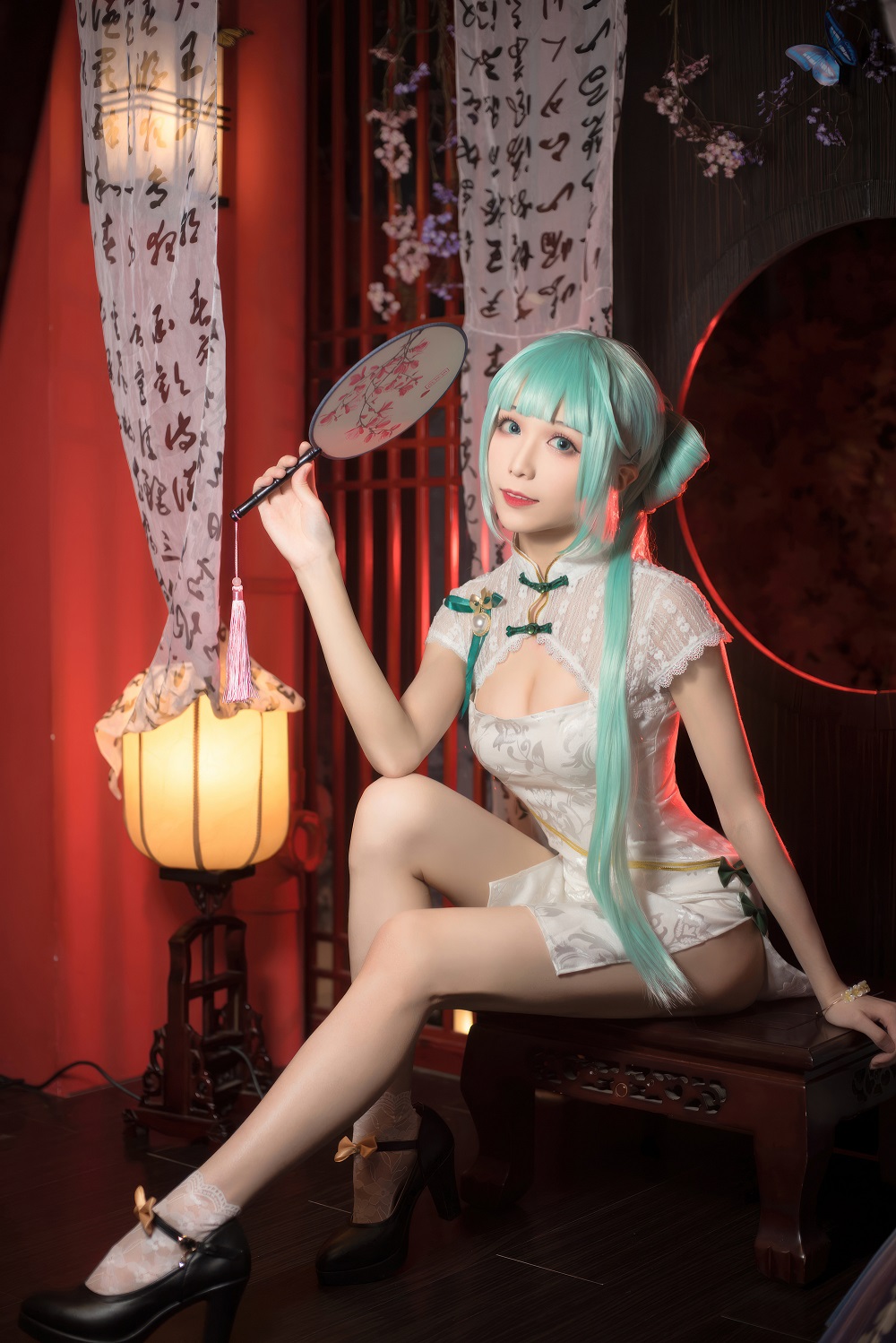 Tomoyo酱-初音韶华旗袍[16P] COS网红博主 预览2图