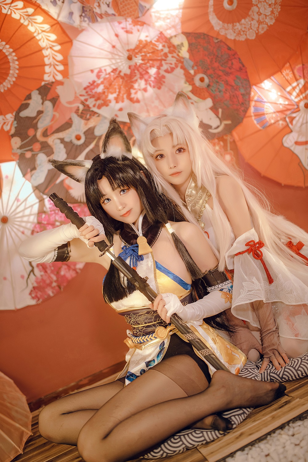miko酱ww&花京院腥鱼-永劫无间-胡桃[44P] COS网红博主 预览1图