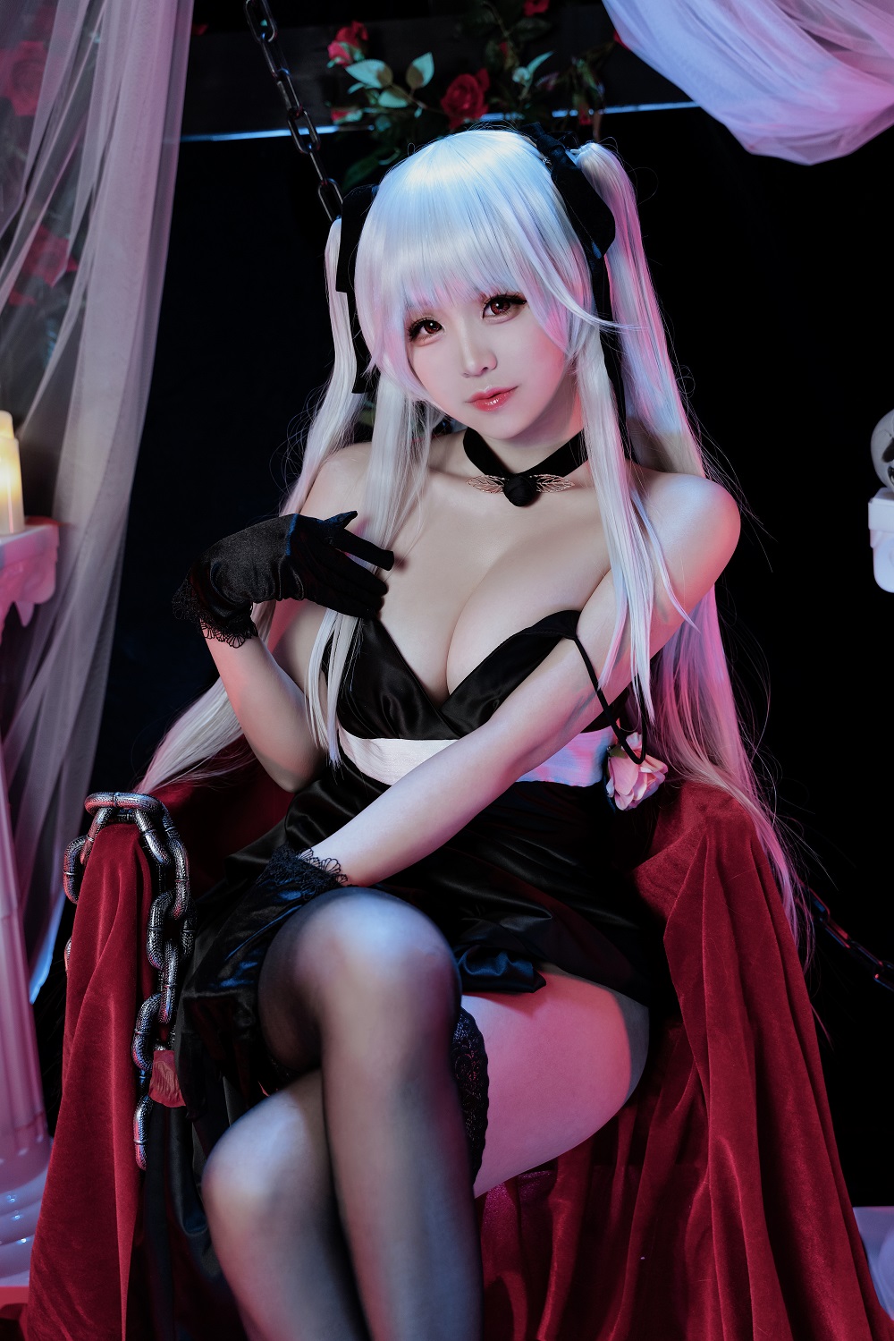 miko酱ww-美少女万华镜-篝之雾枝礼服[41P] COS网红博主 预览1图