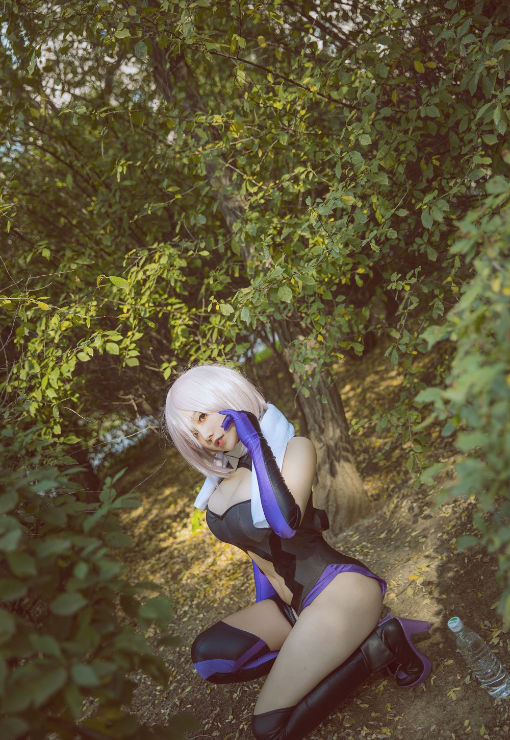 阿半今天很开心-FGO-玛修运动服[9P] COS网红博主 预览2图
