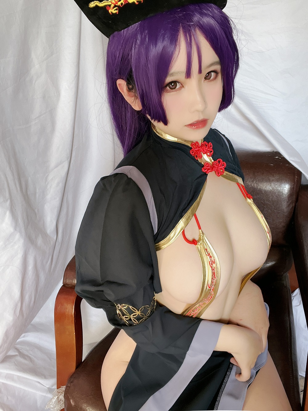 阿半今天很开心-FGO-源赖光僵尸娘[35P] COS网红博主 预览1图