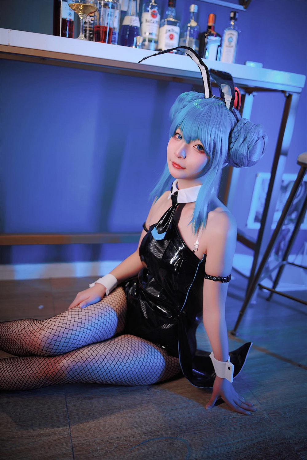 Yuuhui玉汇-初音黑兔[47P] COS网红博主 预览2图
