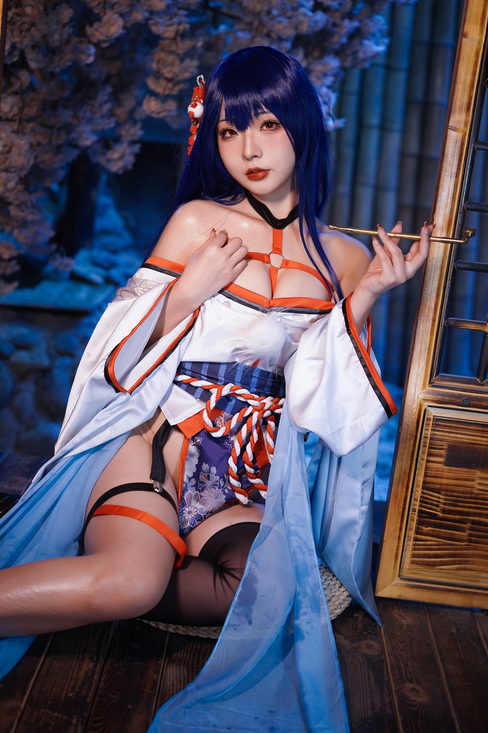Yuuhui玉汇-Erophone Re-真子和服抹油[82P] COS网红博主 预览1图