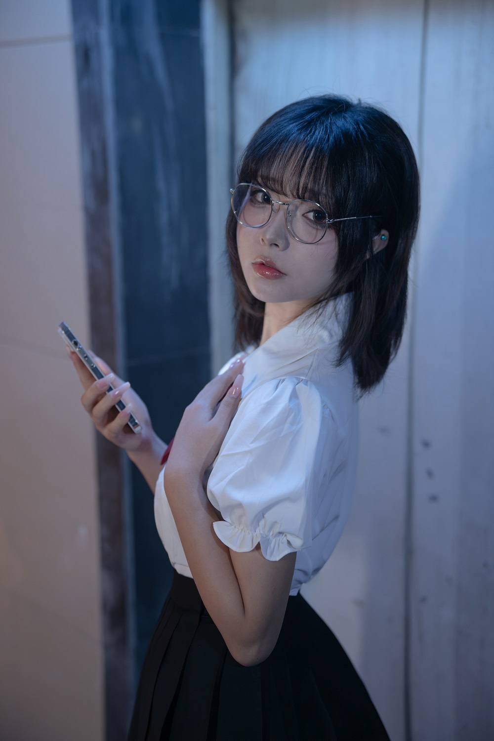Yuuhui玉汇-电梯间の尾行[164P+1V] COS网红博主 预览1图