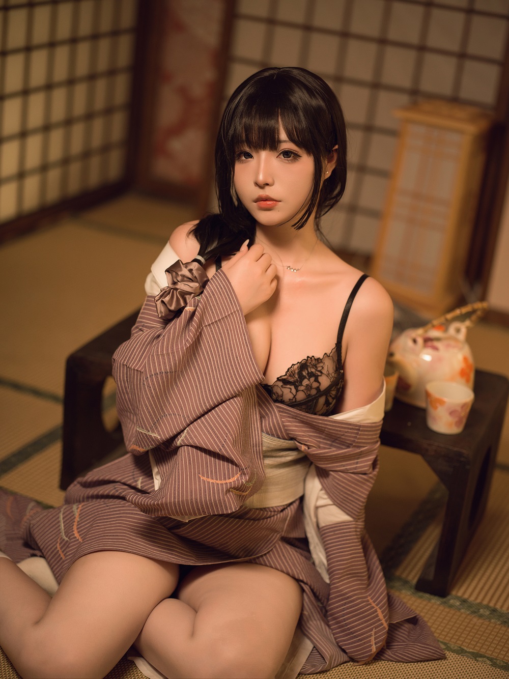 Yuuhui玉汇-独居的寡姐[135P+1V] COS网红博主 预览2图