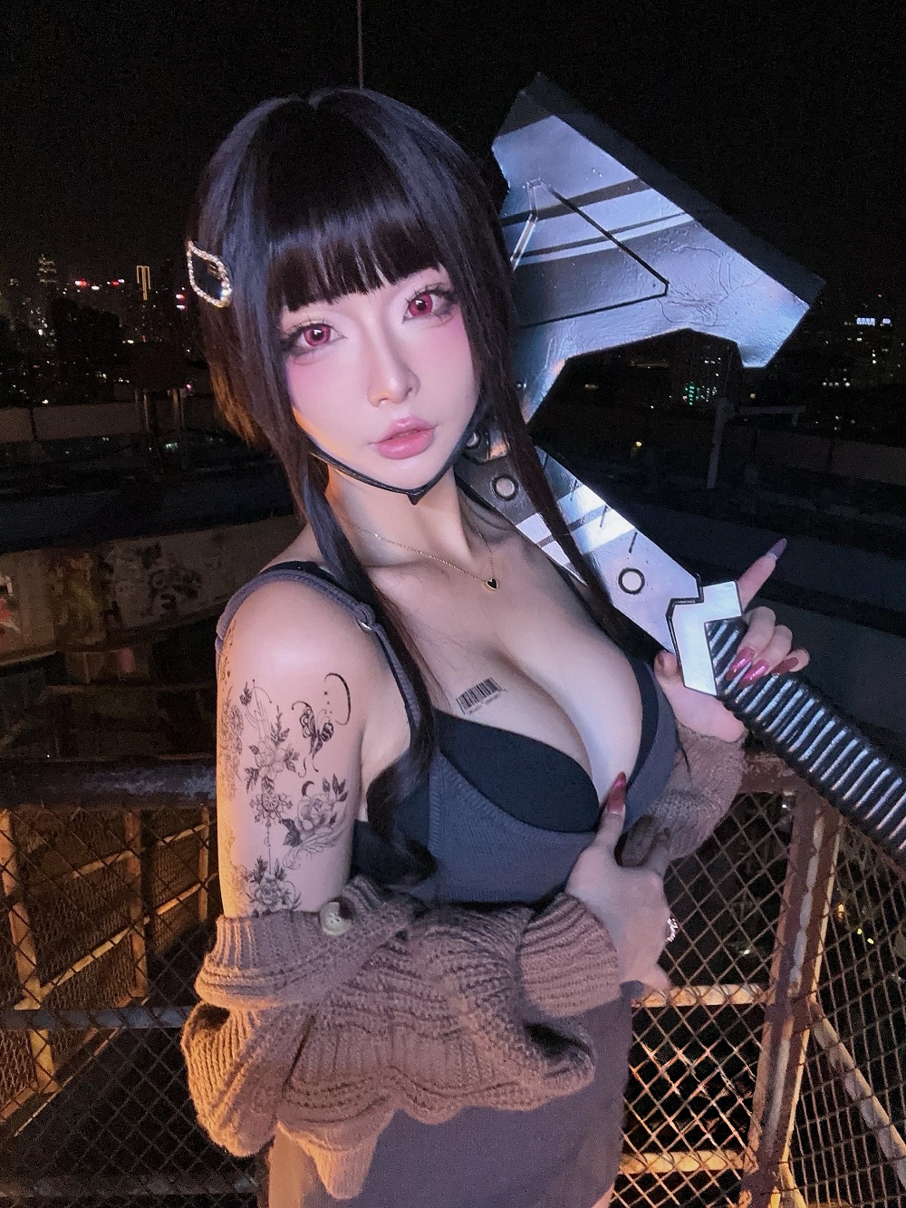 Yuuhui玉汇-杀手妻子自拍[47P] COS网红博主 预览1图