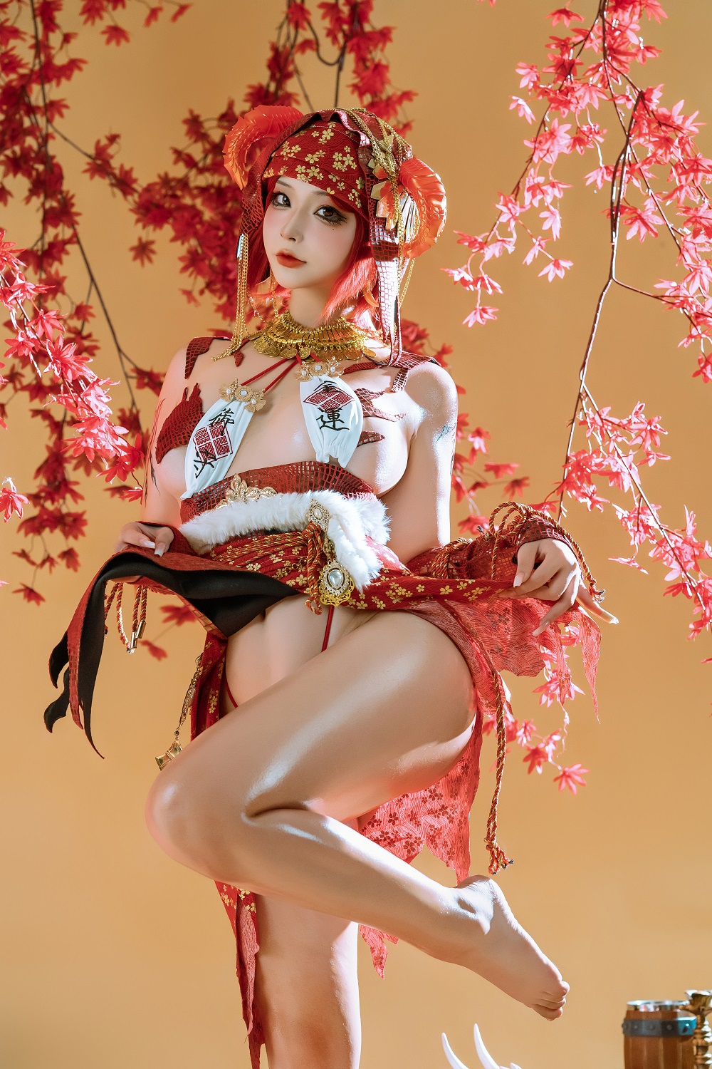 Yuuhui玉汇-龙娘图鉴-伊拉尔·闪[14P] COS网红博主 预览1图