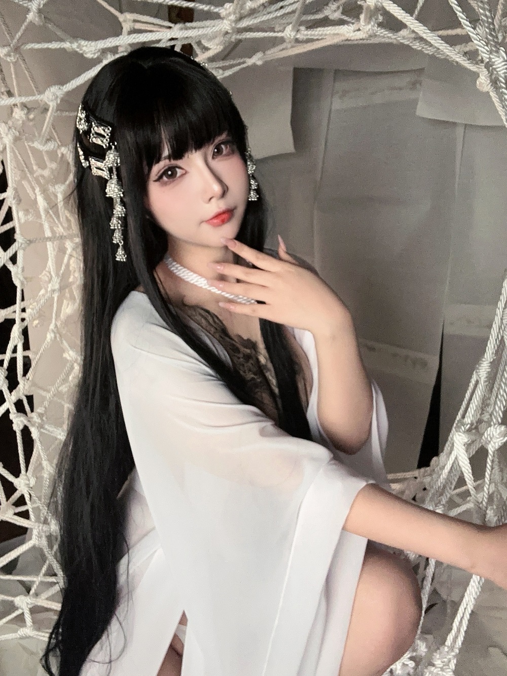 Yuuhui玉汇-白龙吟[40P] COS网红博主 预览1图