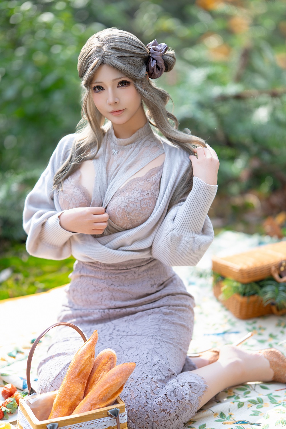 Yuuhui玉汇-太太的春游计划[131P+2V] COS网红博主 预览1图