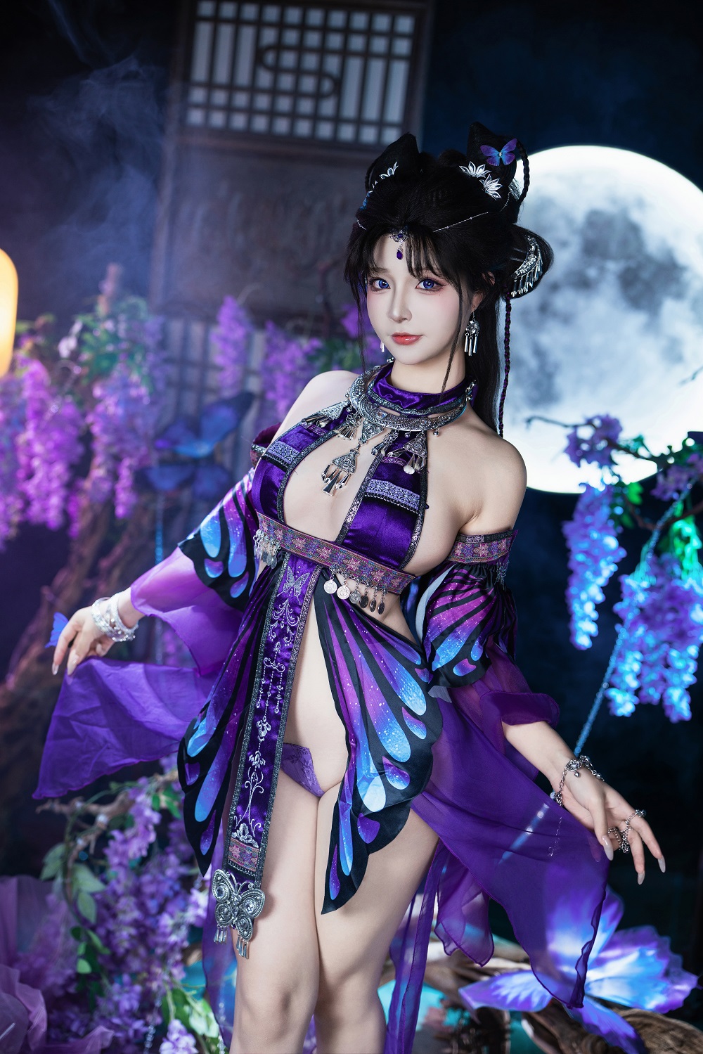 Yuuhui玉汇-幻蝶[131P+1V] COS网红博主 预览1图
