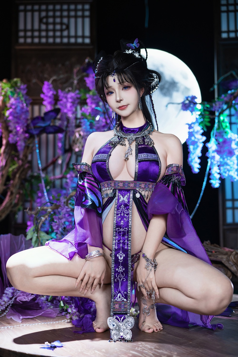 Yuuhui玉汇-幻蝶[131P+1V] COS网红博主 预览2图
