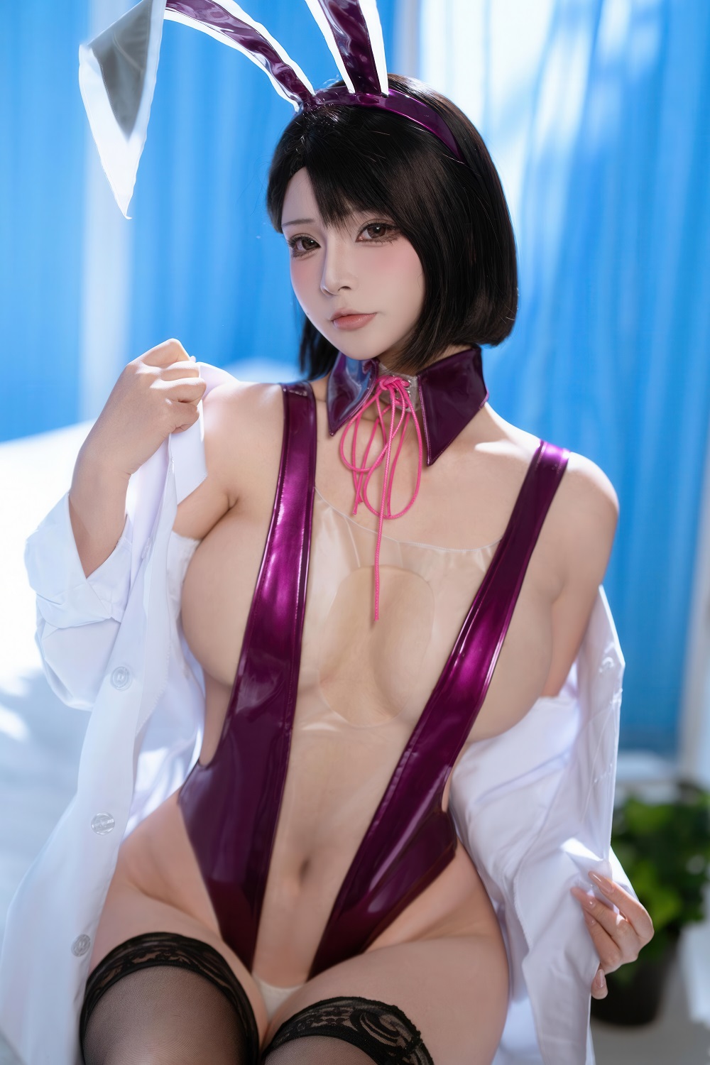 Yuuhui玉汇-校医室[129P+1V] COS网红博主 预览2图