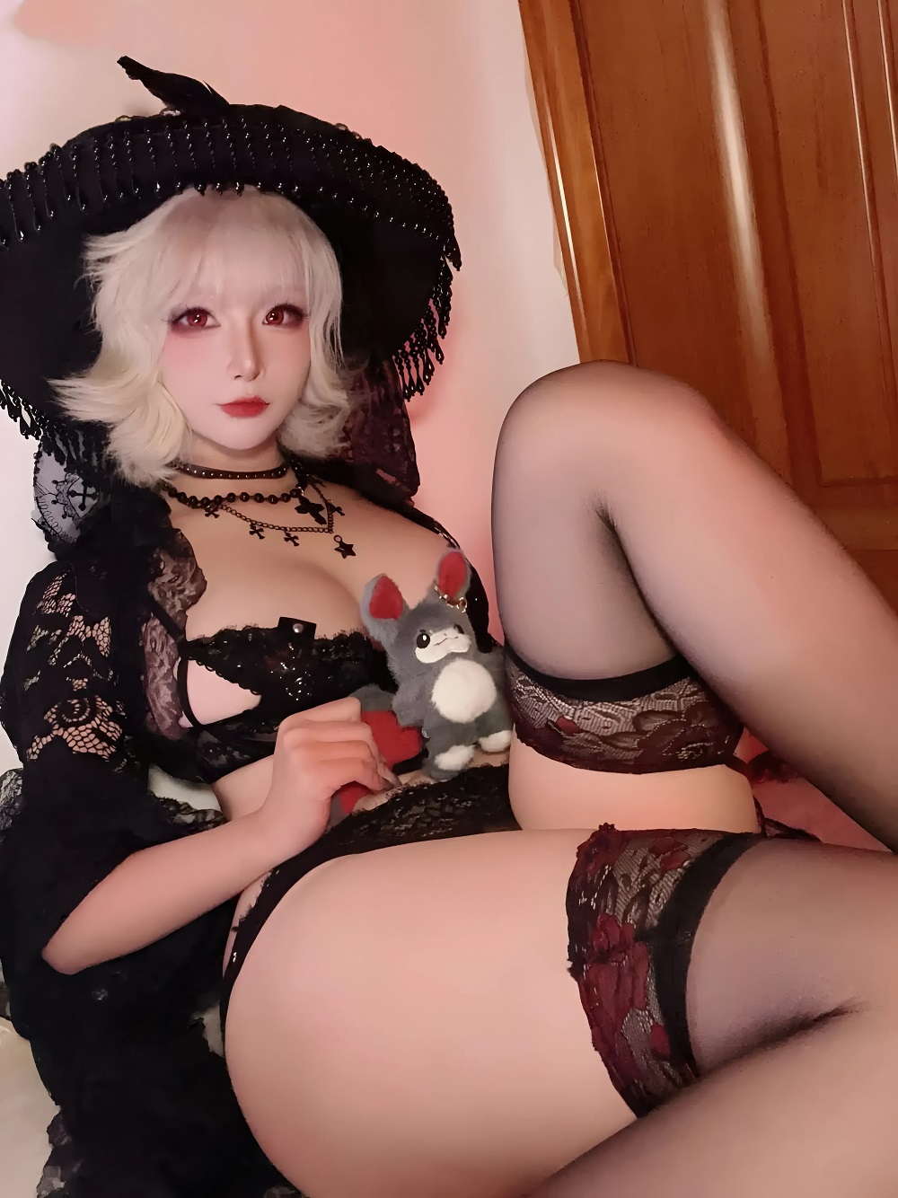 Yuuhui玉汇-蝙蝠女巫[50P+2V] COS网红博主 预览2图