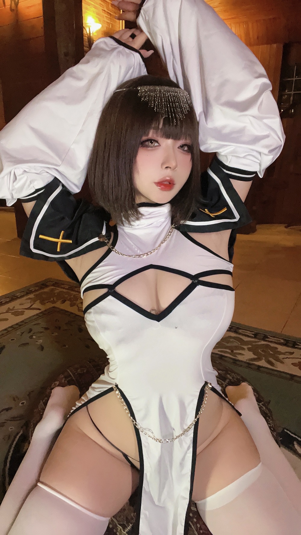Yuuhui玉汇-修道院[43P] COS网红博主 预览1图