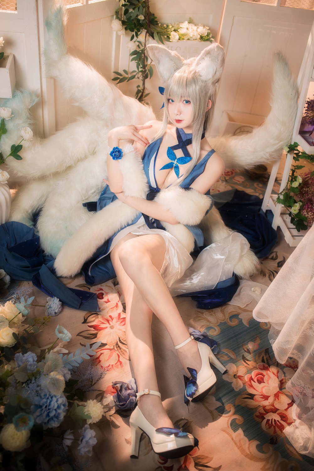 封疆疆v-碧蓝航线-信浓礼服[39P] COS网红博主 预览2图