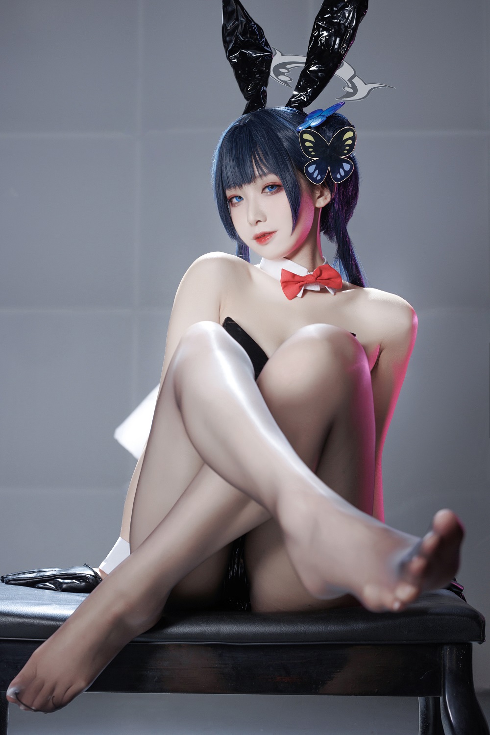 封疆疆v-蔚蓝档案-妃咲兔女郎[30P] COS网红博主 预览2图