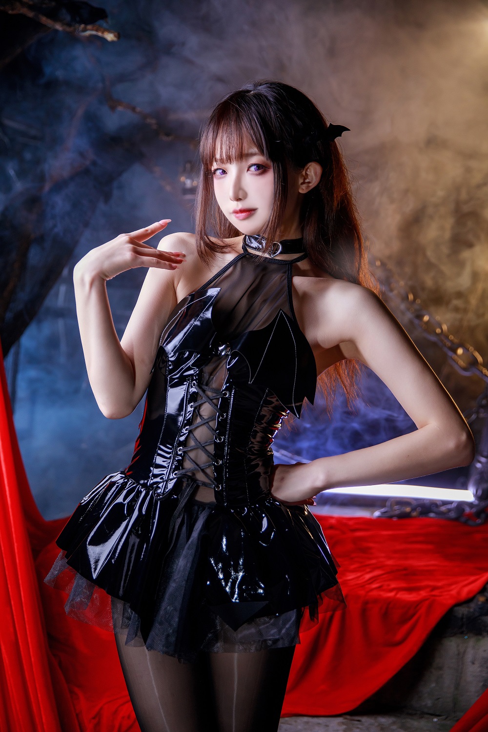 封疆疆v-琉光黑丝[29P] COS网红博主 预览1图