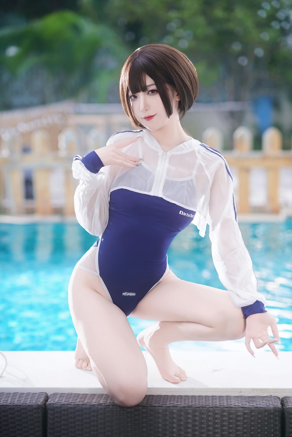 封疆疆v-夏日限定-小海月竞泳[35P] COS网红博主 预览1图