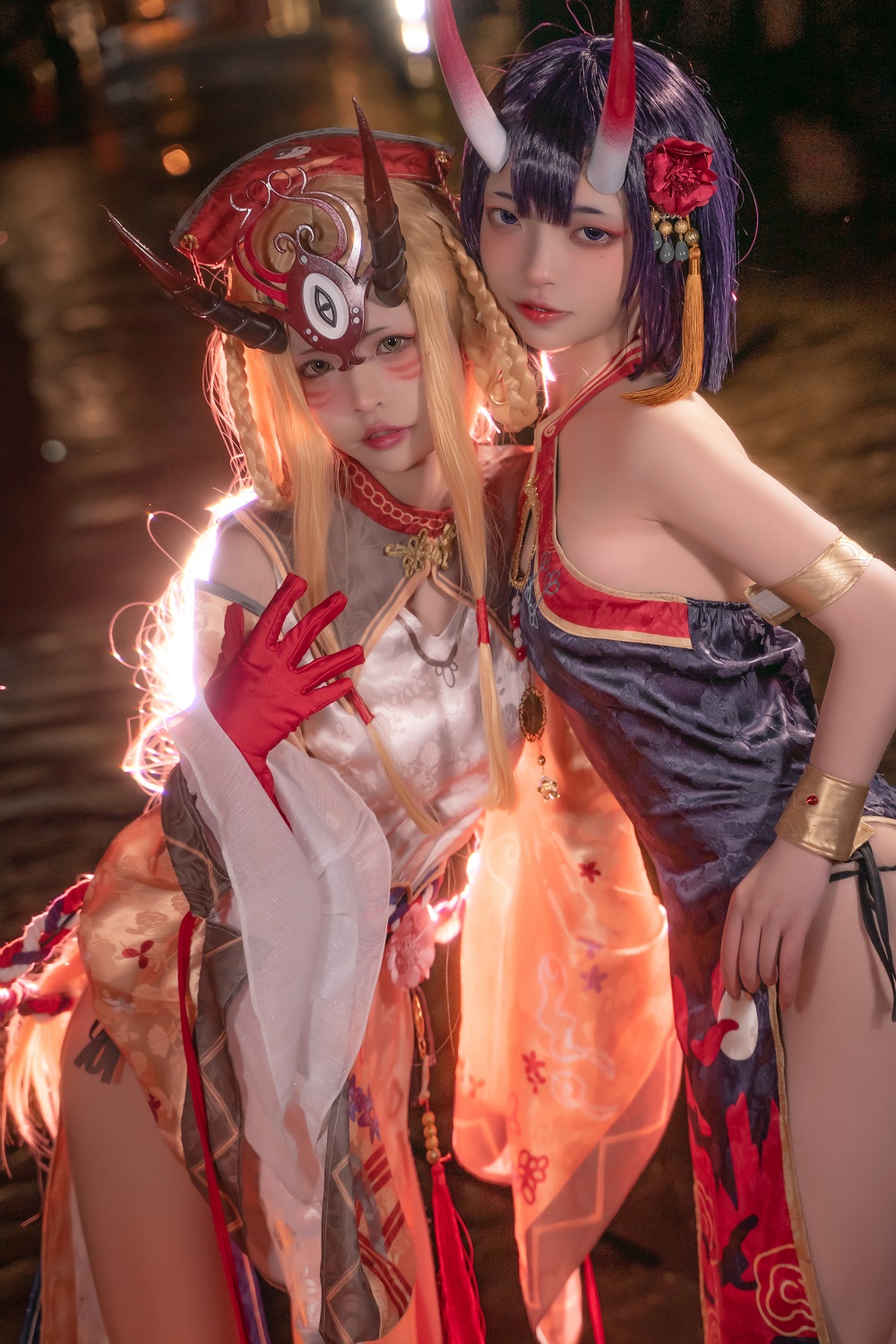 可可老师-FGO-酒吞童子&茨木童子[18P] COS网红博主 预览1图
