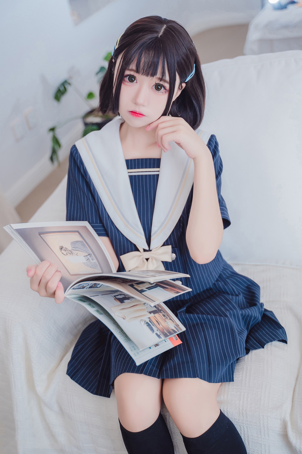 猫君君MaoJun-清纯学妹[40P] COS网红博主 预览1图