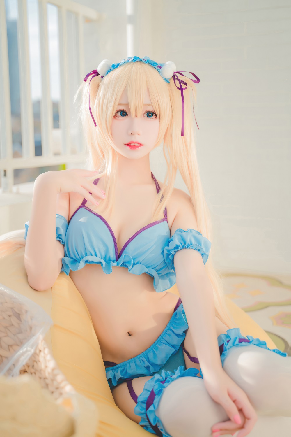 猫君君MaoJun-路人女主的养成方法-英梨梨睡衣[51P] COS网红博主 预览2图