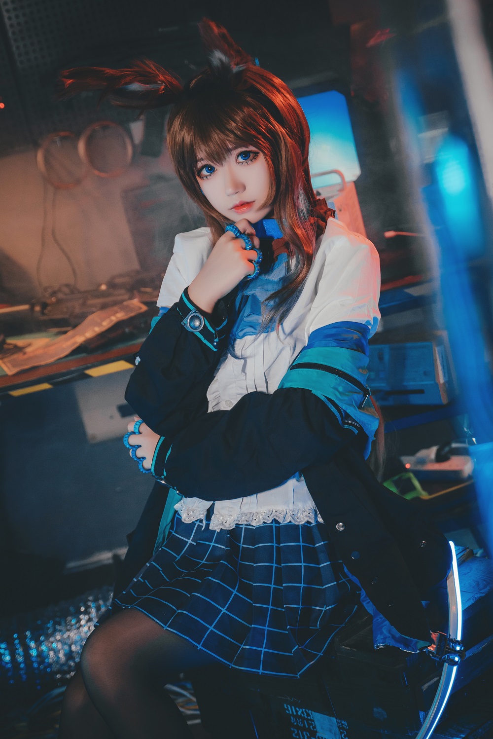 猫君君MaoJun-明日方舟-阿米娅[52P] COS网红博主 预览2图