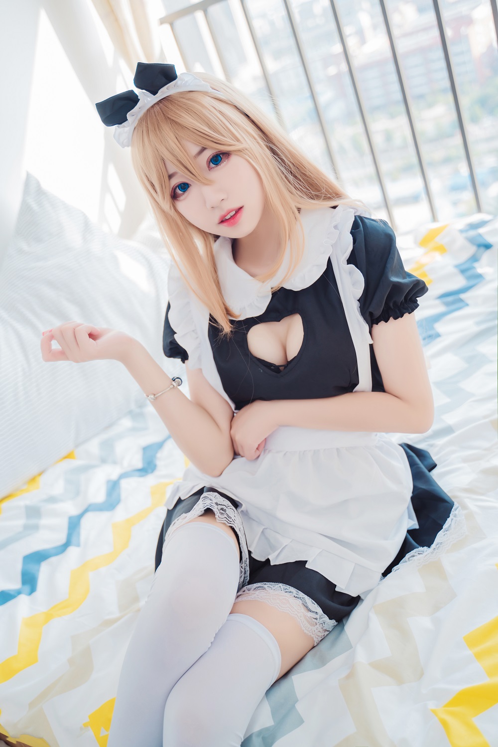 猫君君MaoJun-猫猫的女仆装[41P] COS网红博主 预览2图