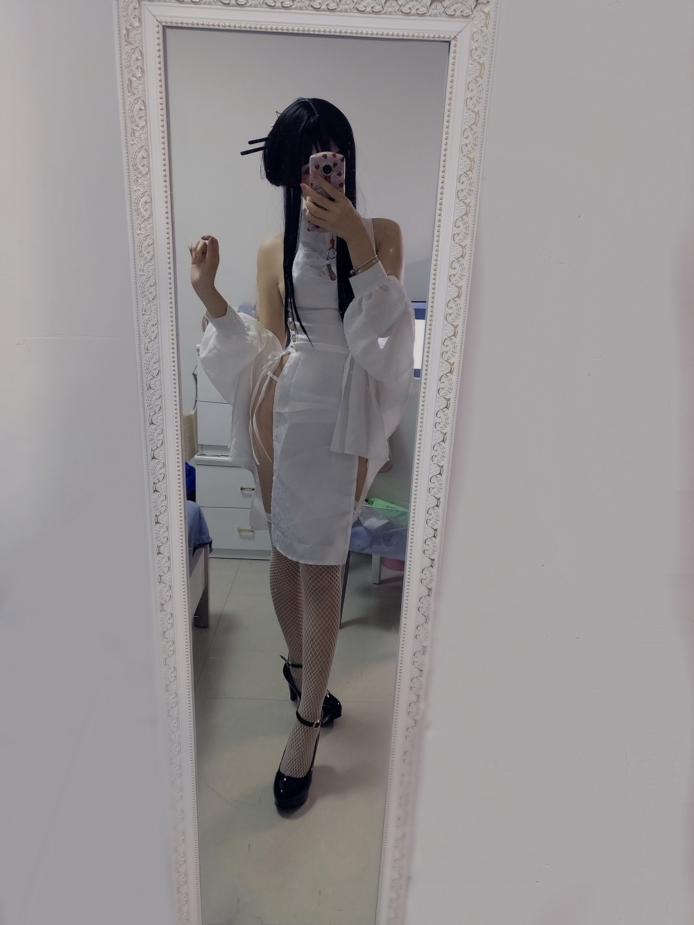 猫君君MaoJun-绑带旗袍[16P] COS网红博主 预览2图