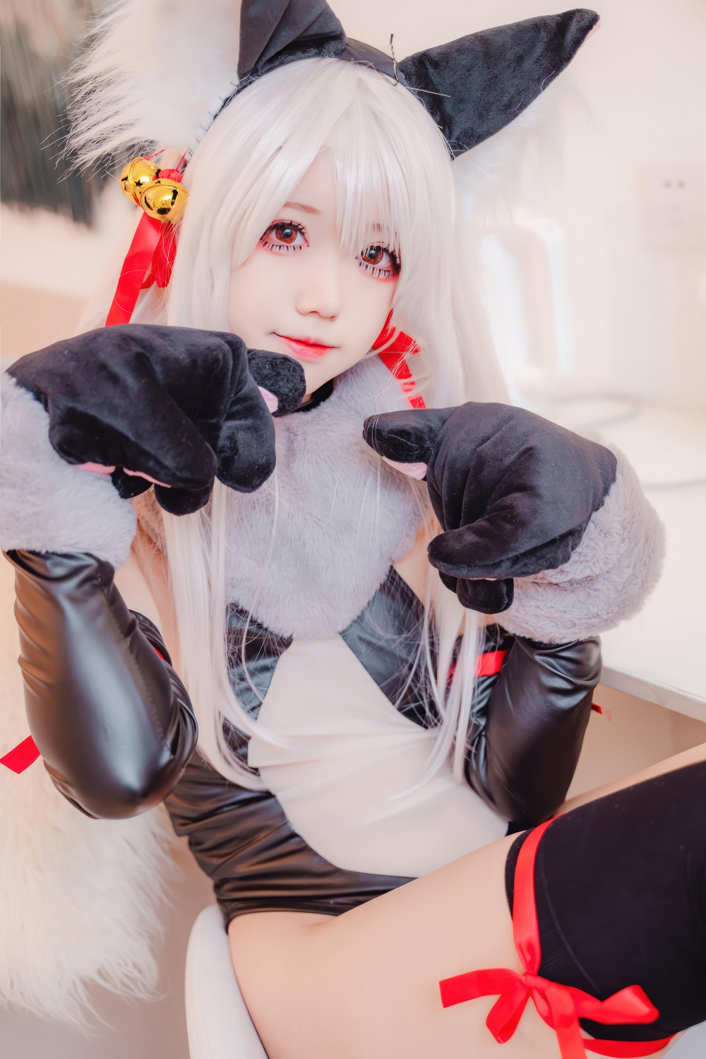 猫君君MaoJun-FGO-伊莉雅猫娘[33P] COS网红博主 预览1图
