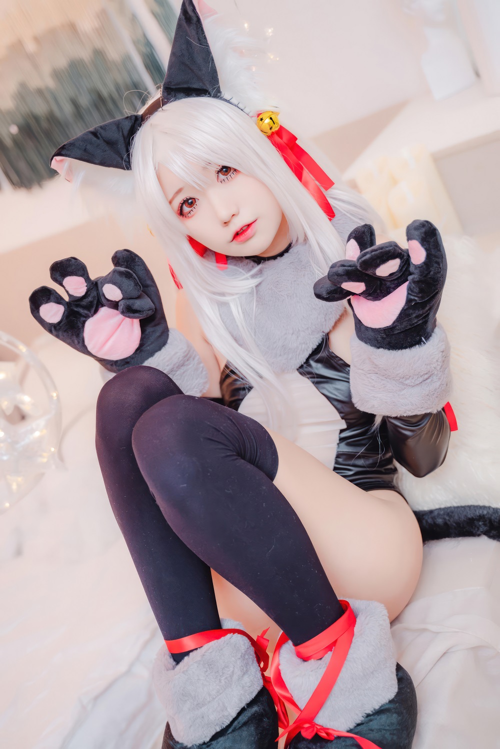 猫君君MaoJun-FGO-伊莉雅猫娘[33P] COS网红博主 预览2图