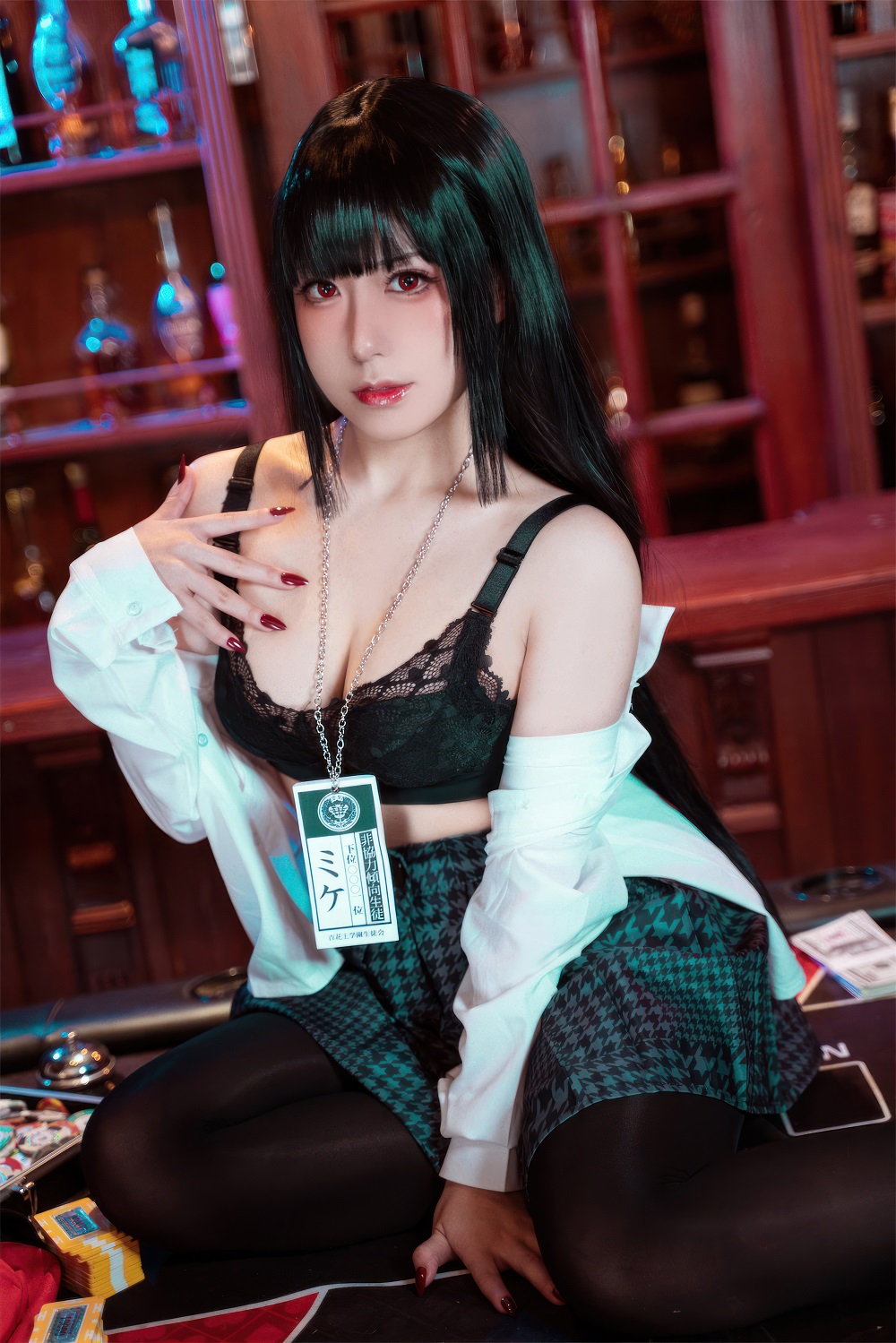 涩氨酸San-狂赌之渊-蛇喰梦子[35P] COS网红博主 预览2图