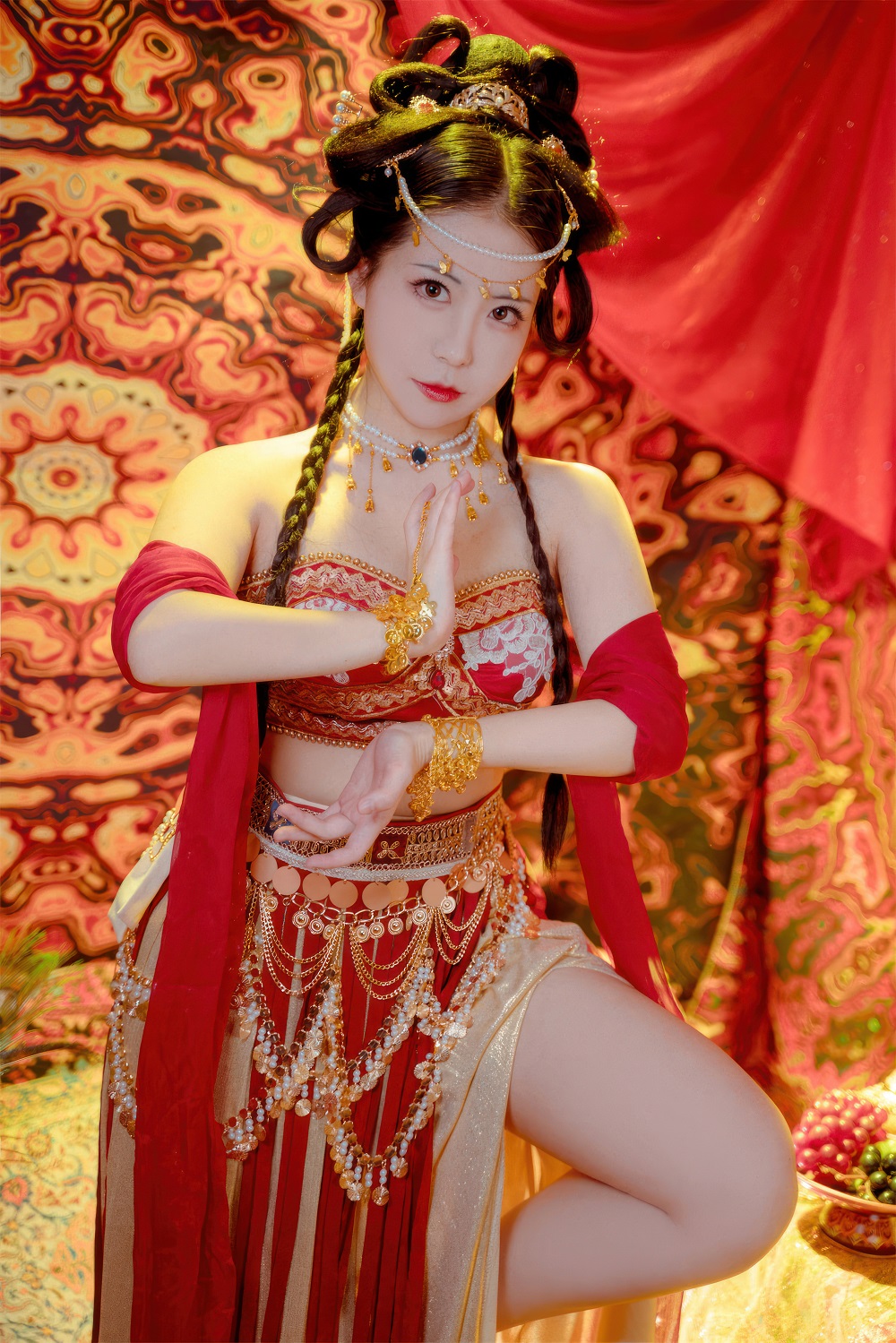涩氨酸San-梦入敦煌[66P] COS网红博主 预览1图