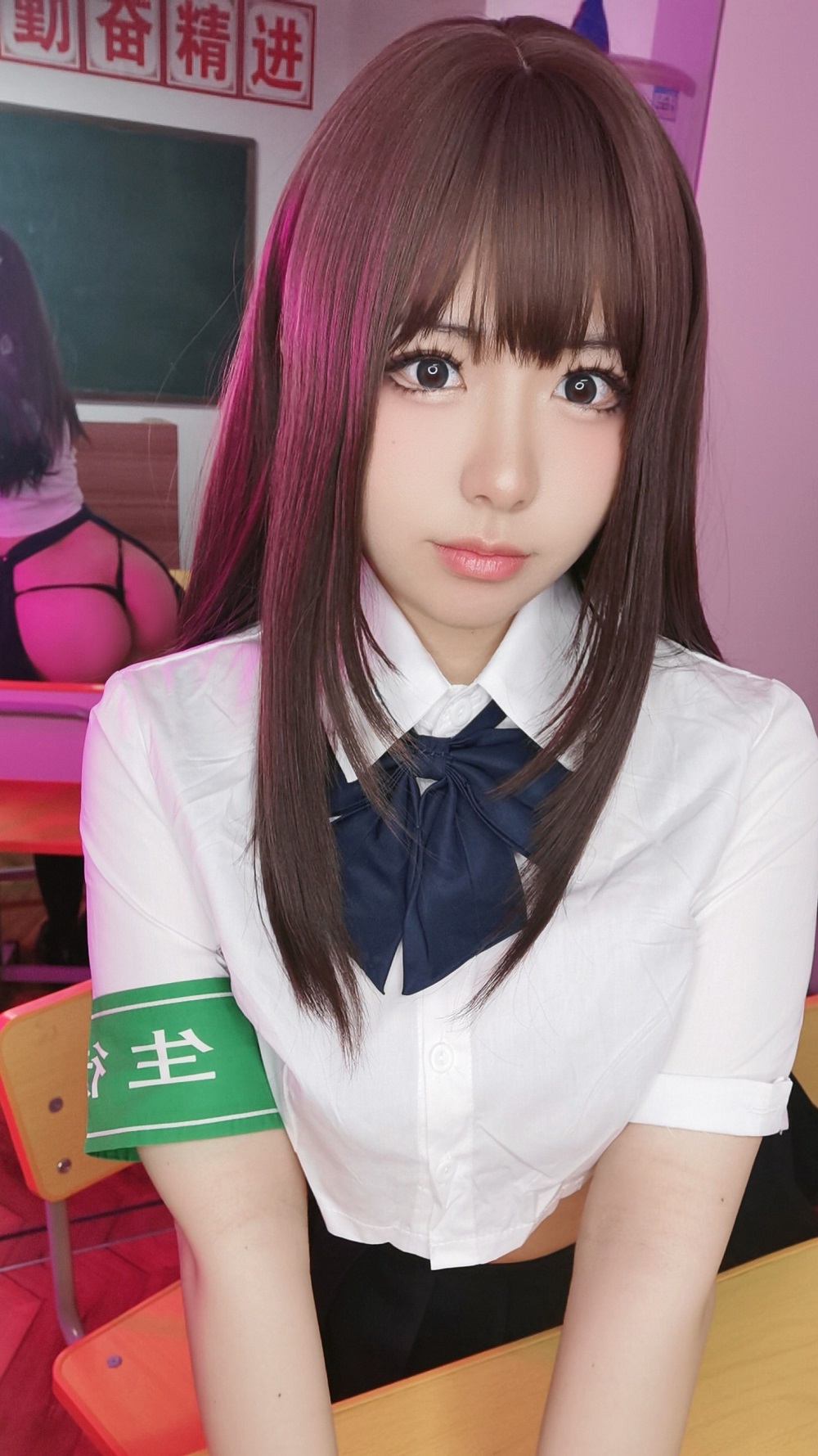 涩氨酸San-生徒会长[72P] COS网红博主 预览1图