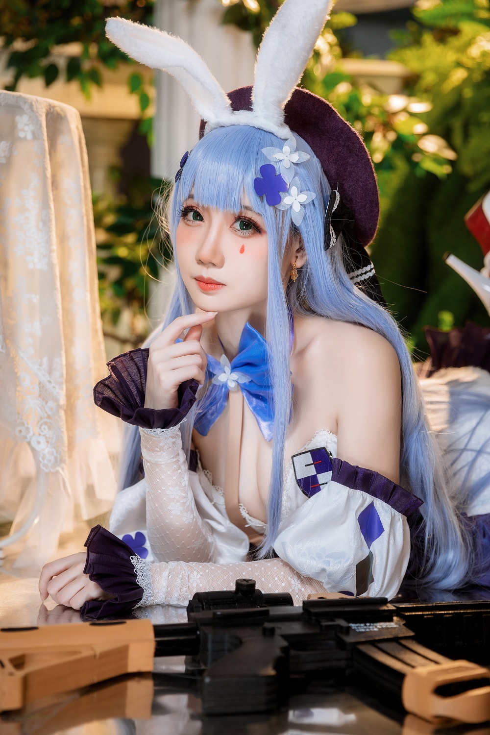 焖焖碳-少女前线-HK416[24P] COS网红博主 预览2图