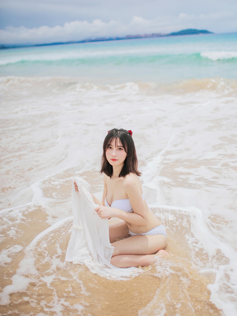 念雪ww-听海[36P] COS网红博主 预览2图