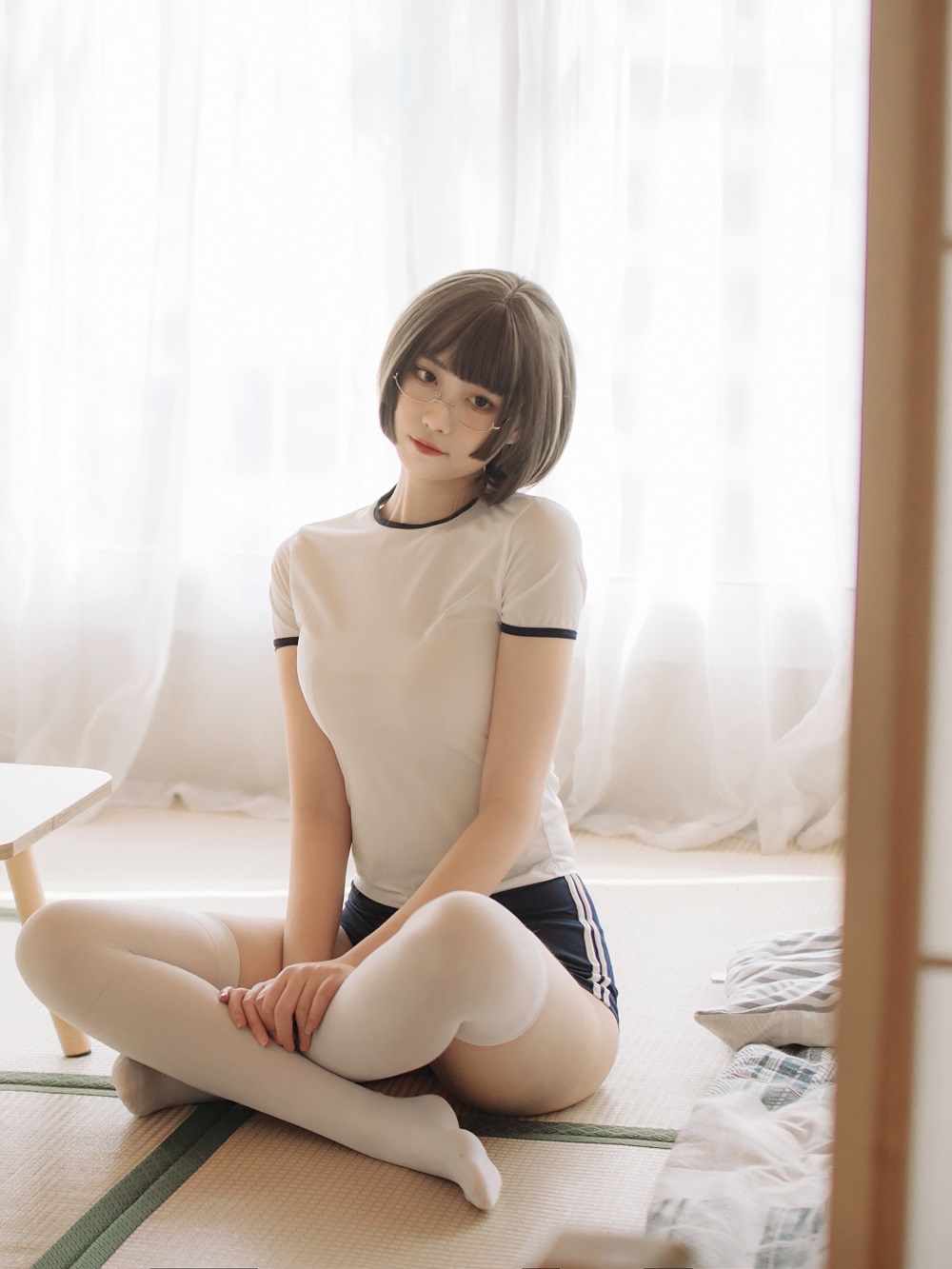 念雪ww-体操服[40P] COS网红博主 预览2图