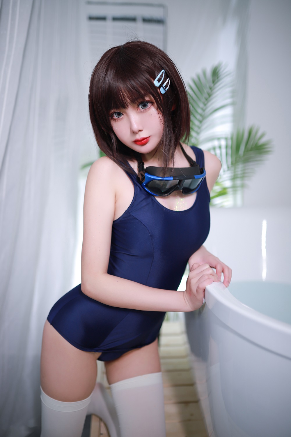 您的蛋蛋-夏日泳装浴缸[40P] COS网红博主 预览2图