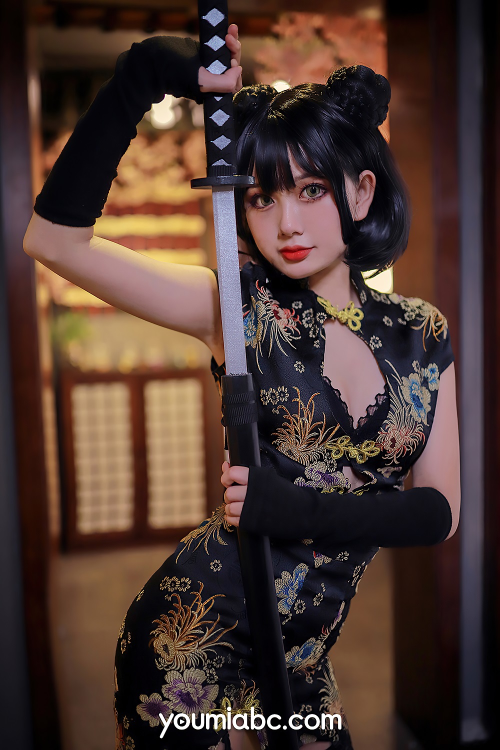 您的蛋蛋-YOUMI尤蜜2020.12.12-旗袍武士娘[33P] COS网红博主 预览1图