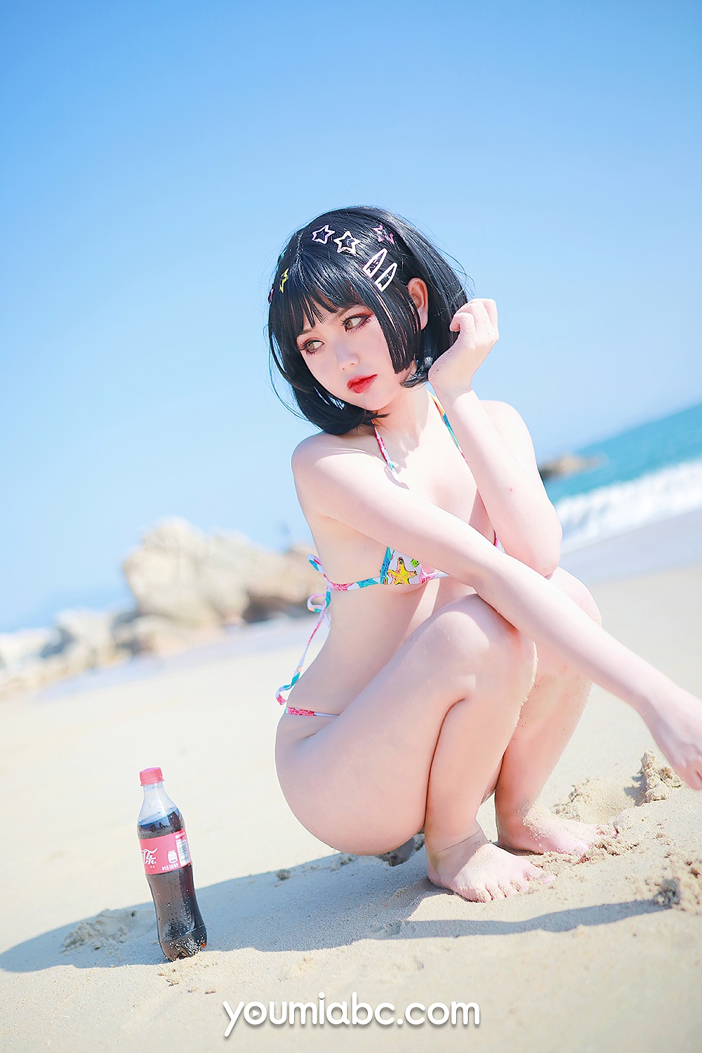 您的蛋蛋-YOUMI尤蜜2021.01.10-欲望沙滩[39P] COS网红博主 预览2图