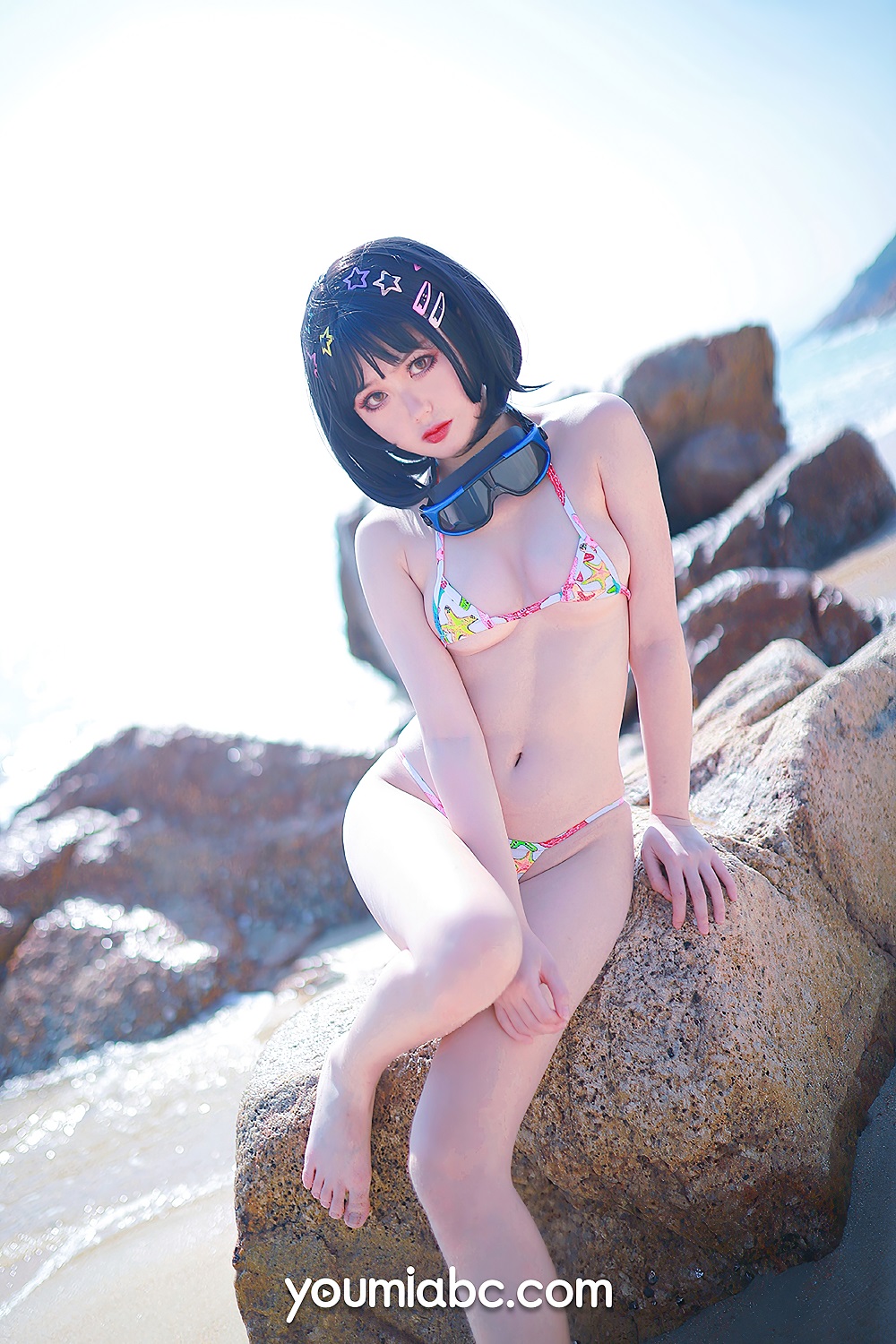 您的蛋蛋-YOUMI尤蜜2021.01.10-欲望沙滩[39P] COS网红博主 预览1图