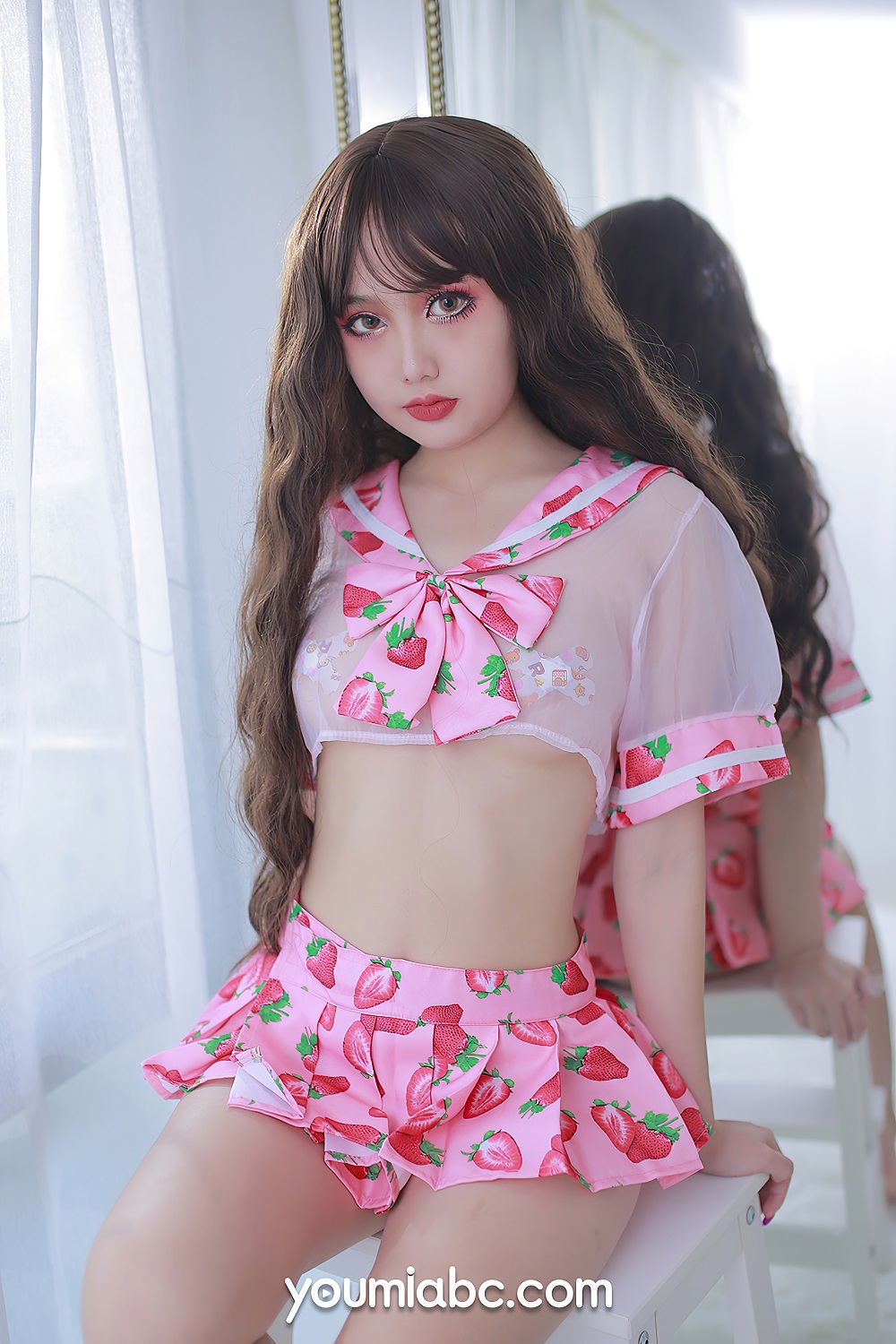 您的蛋蛋-YOUMI尤蜜2021.02.01-草莓甜心[37P] COS网红博主 预览1图