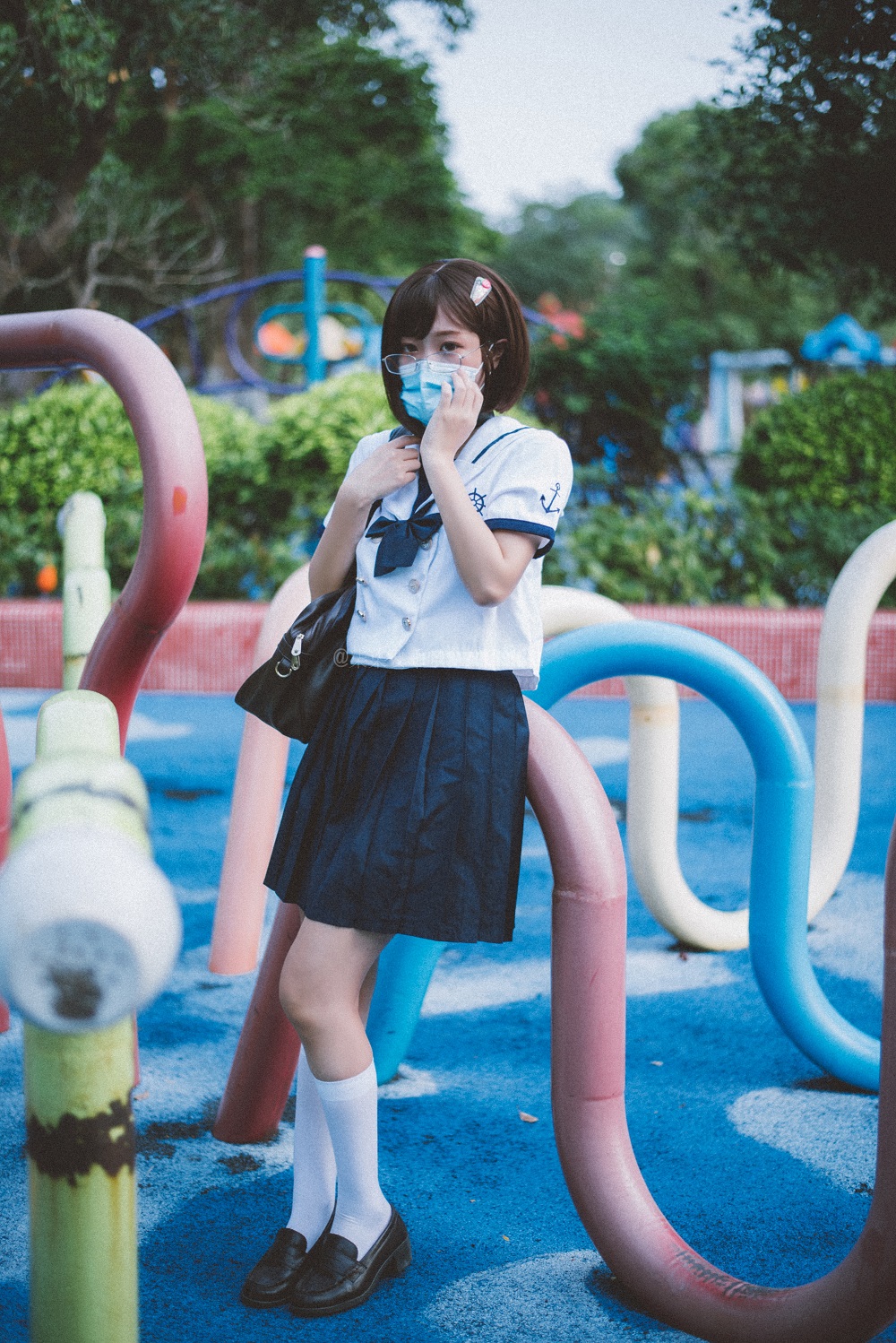 柒柒Lust77-乐园JK[37P] COS网红博主 预览1图