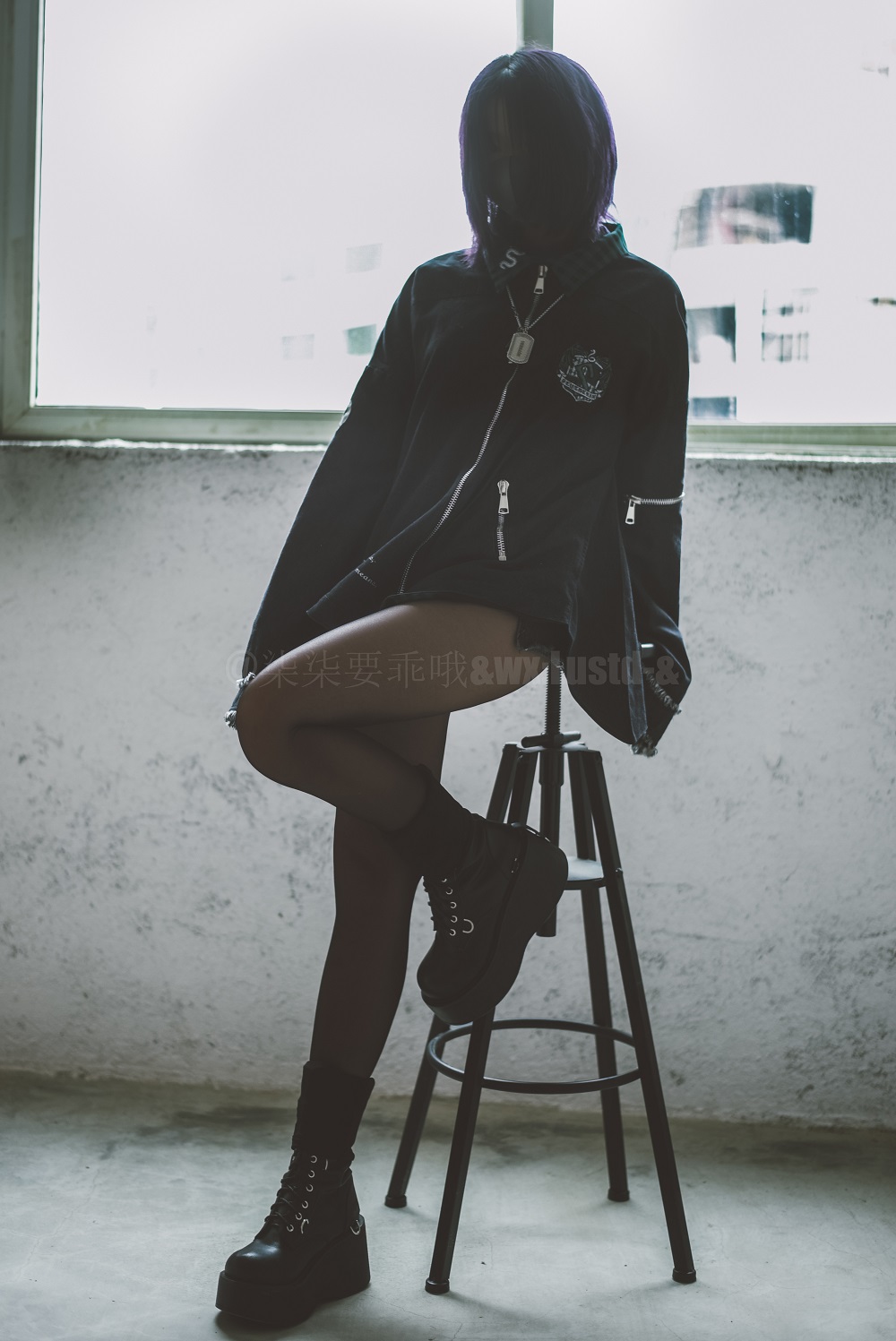 柒柒Lust77-居家私服[59P] COS网红博主 预览2图
