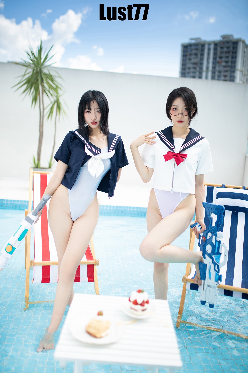 柒柒Lust77-清凉夏日[71P+1V] COS网红博主 预览1图