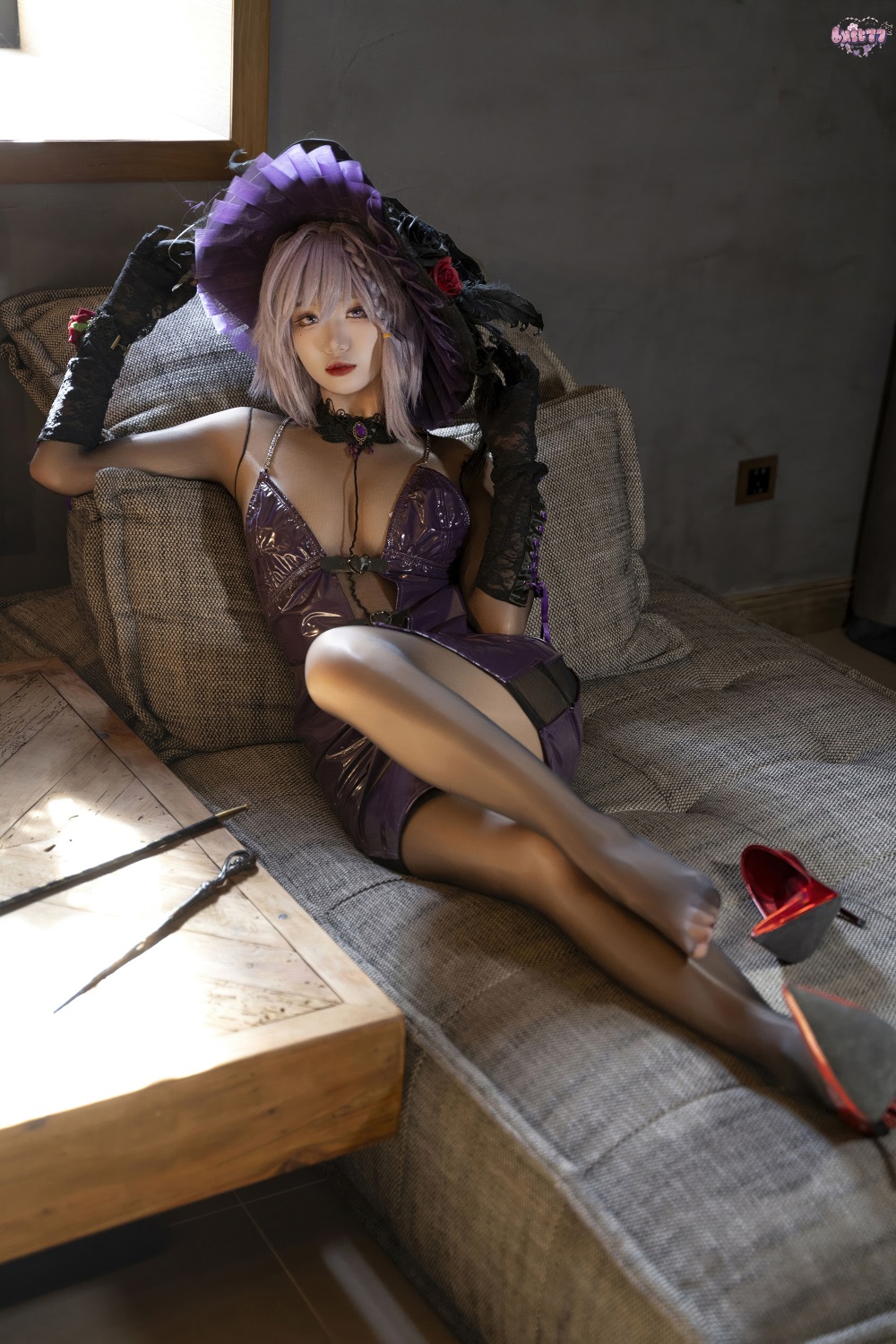 柒柒Lust77-魔女之夜[109P+1V] COS网红博主 预览1图