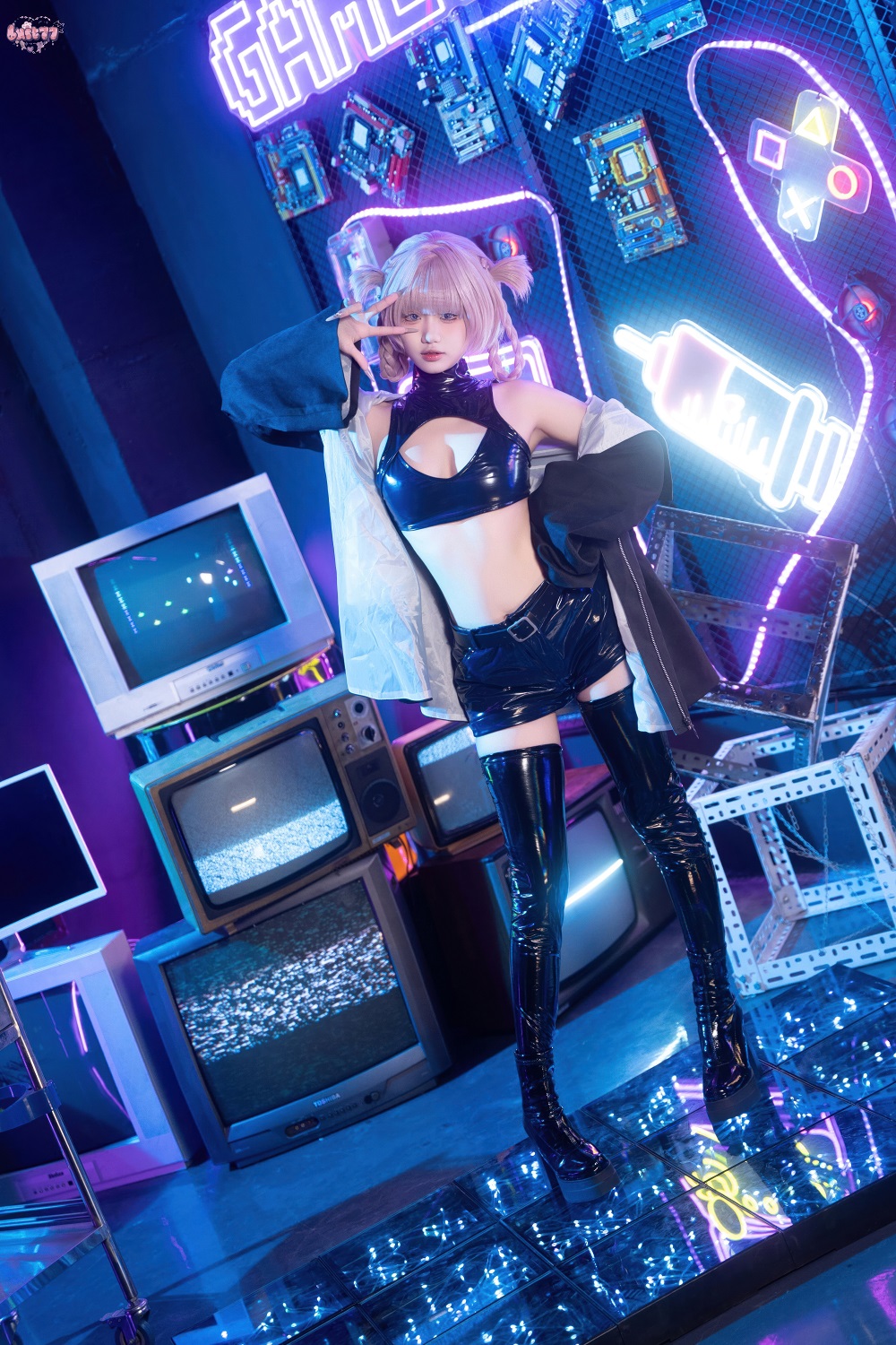 柒柒Lust77-彻夜之歌-七草荠常服[41P+1V] COS网红博主 预览1图