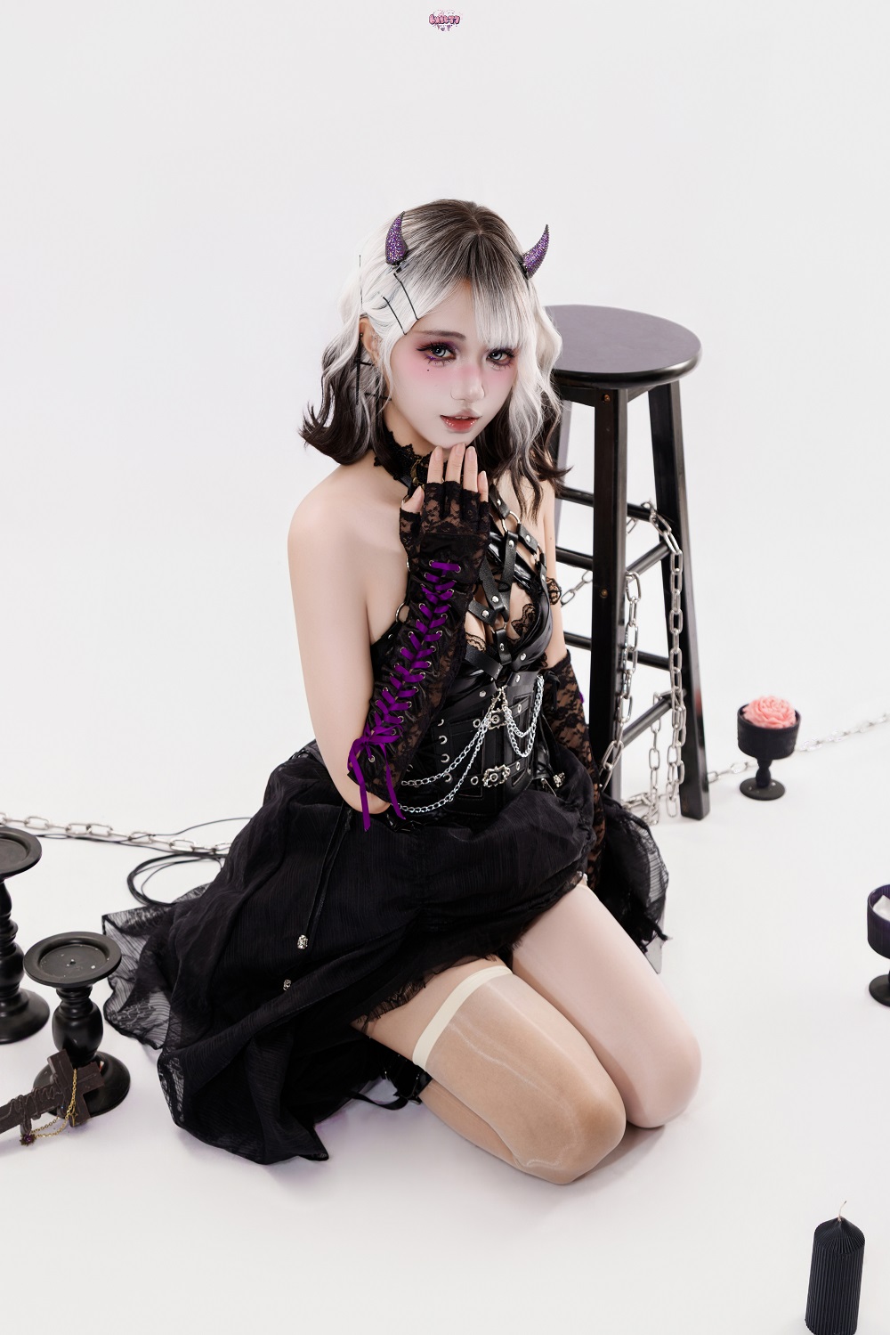 柒柒Lust77-魔女盛宴[138P] COS网红博主 预览2图